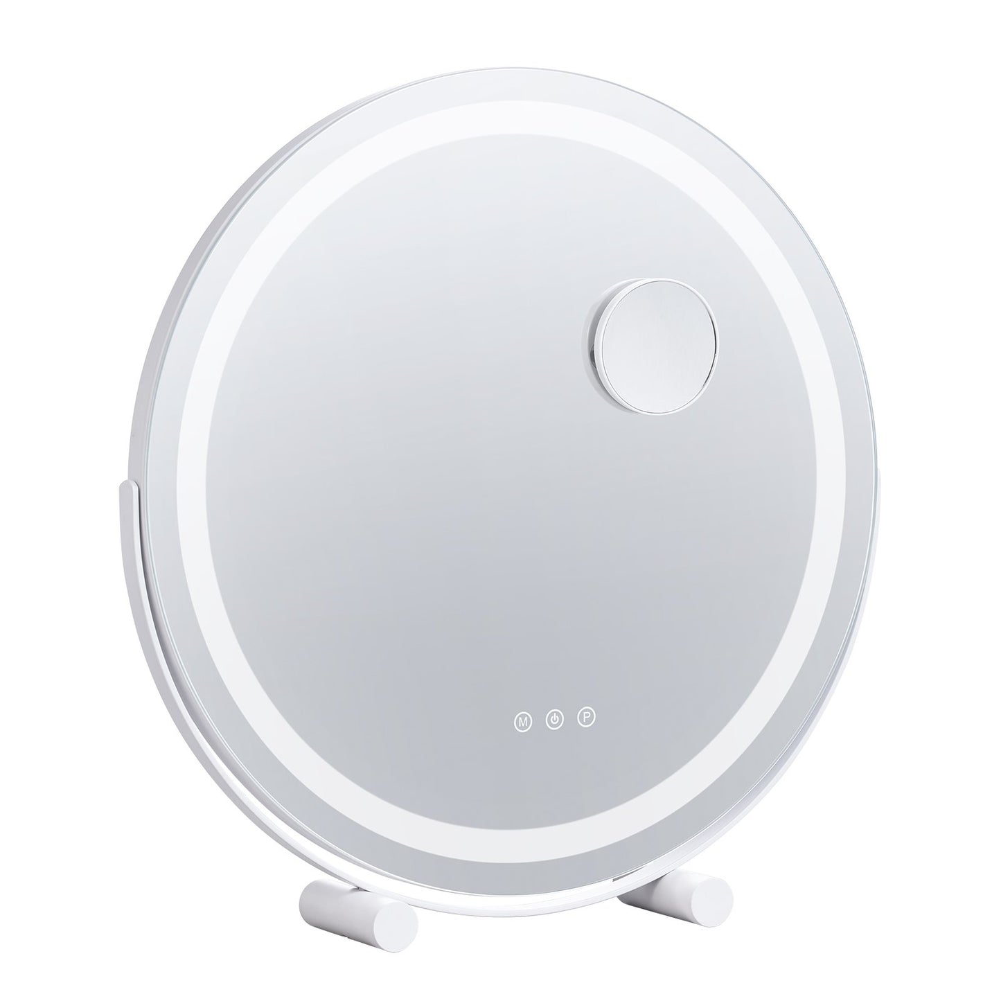 20” sminkspegel med lampor LED sminkrund med Smart Touch för sovrum