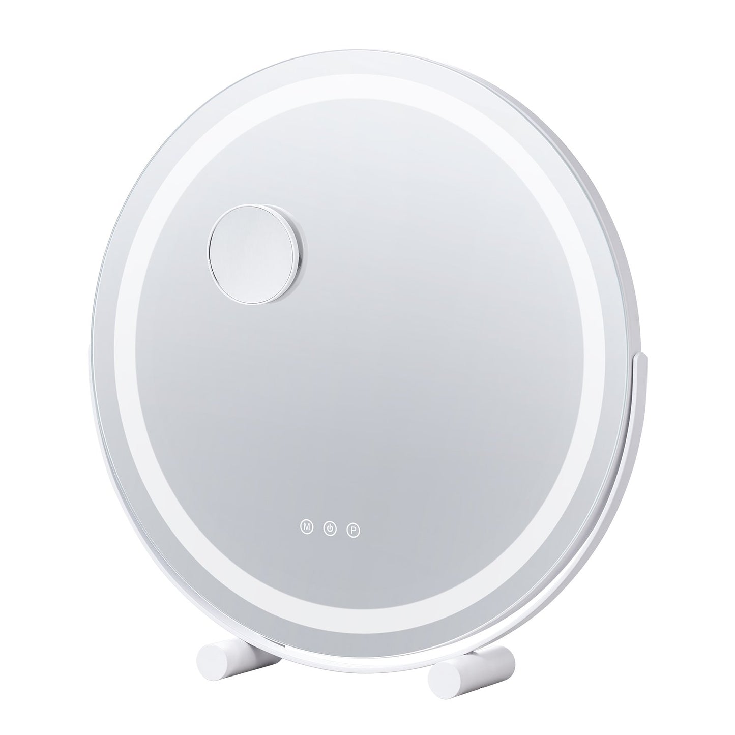 20” sminkspegel med lampor LED sminkrund med Smart Touch för sovrum