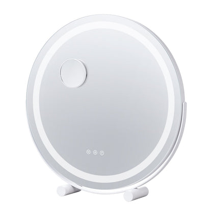 20” sminkspegel med lampor LED sminkrund med Smart Touch för sovrum