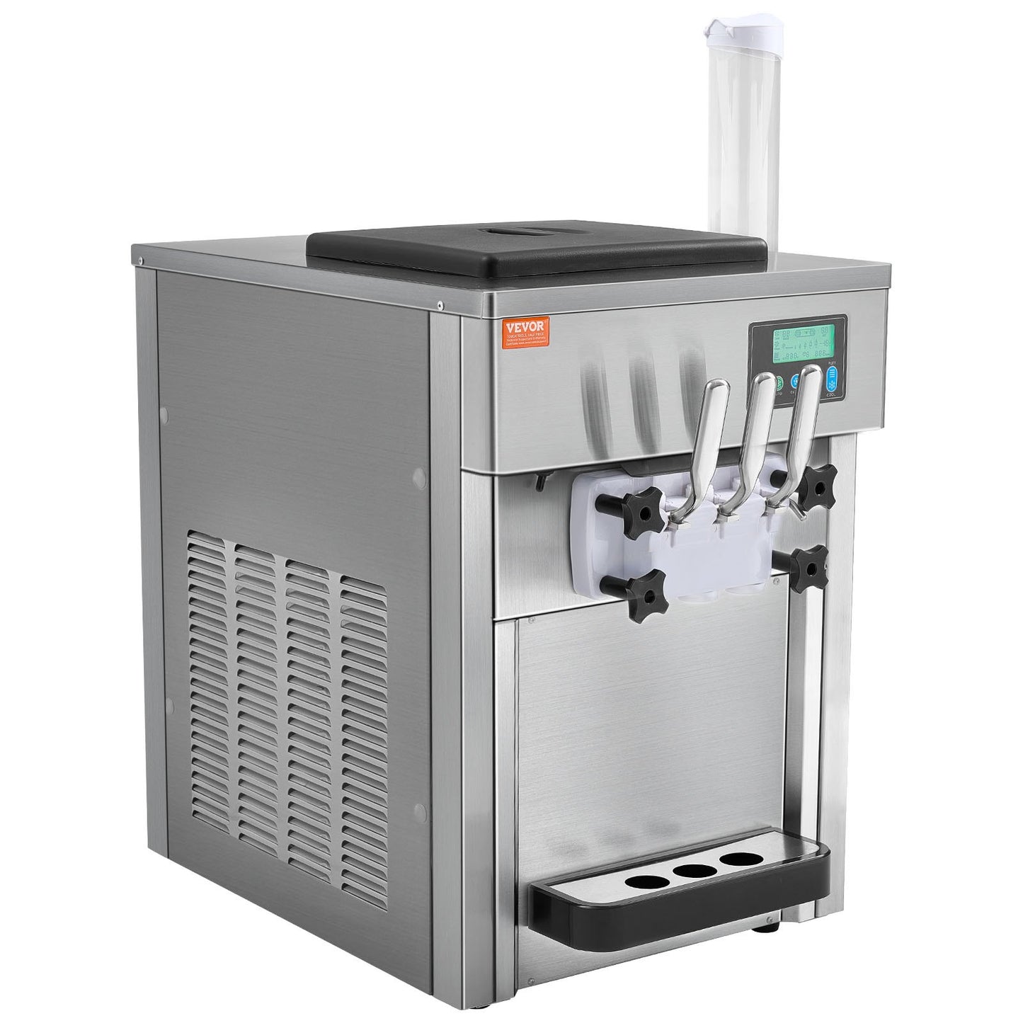 Kommersiell mjukglassmaskin 20L/H Utbyte 3 Smak Bänkskiva