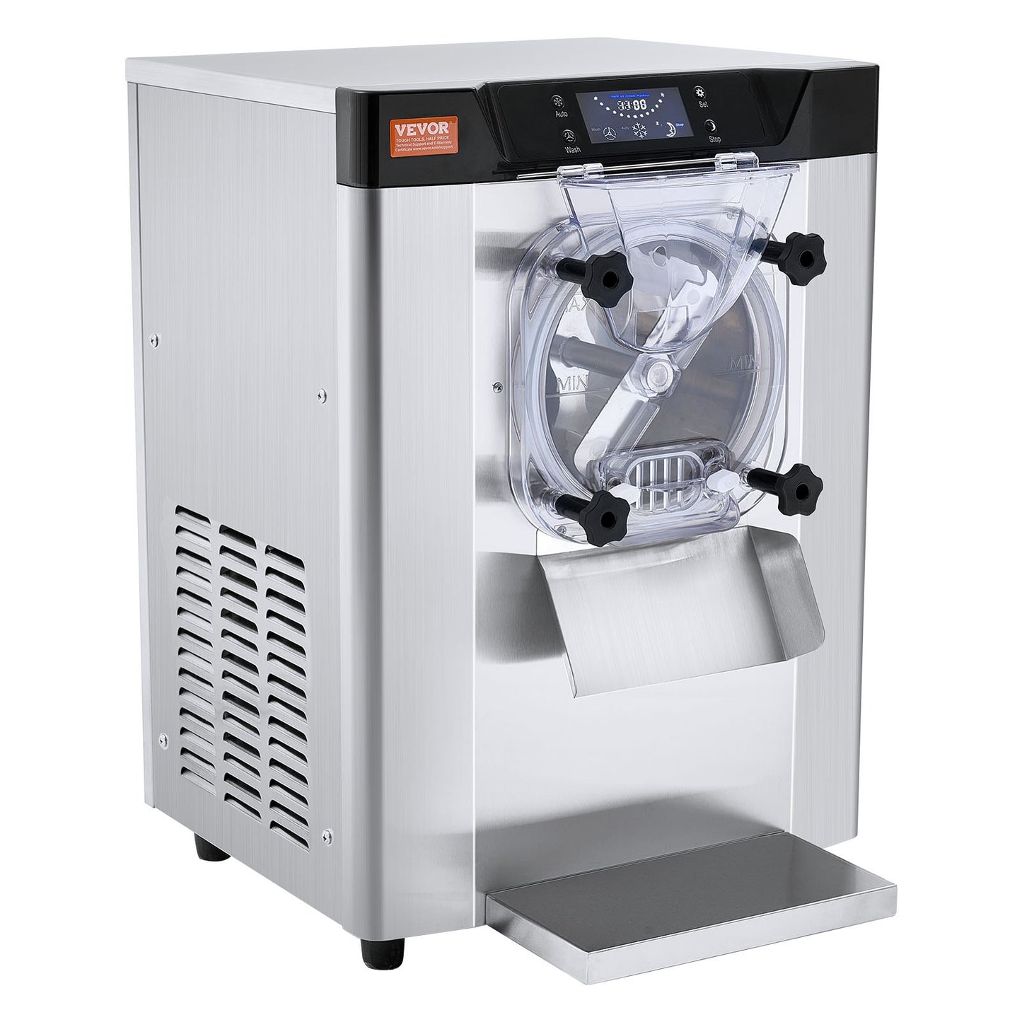 Kommerzielle Eismaschine für harte Portionen, 12 l/h, für einfachen Geschmack.