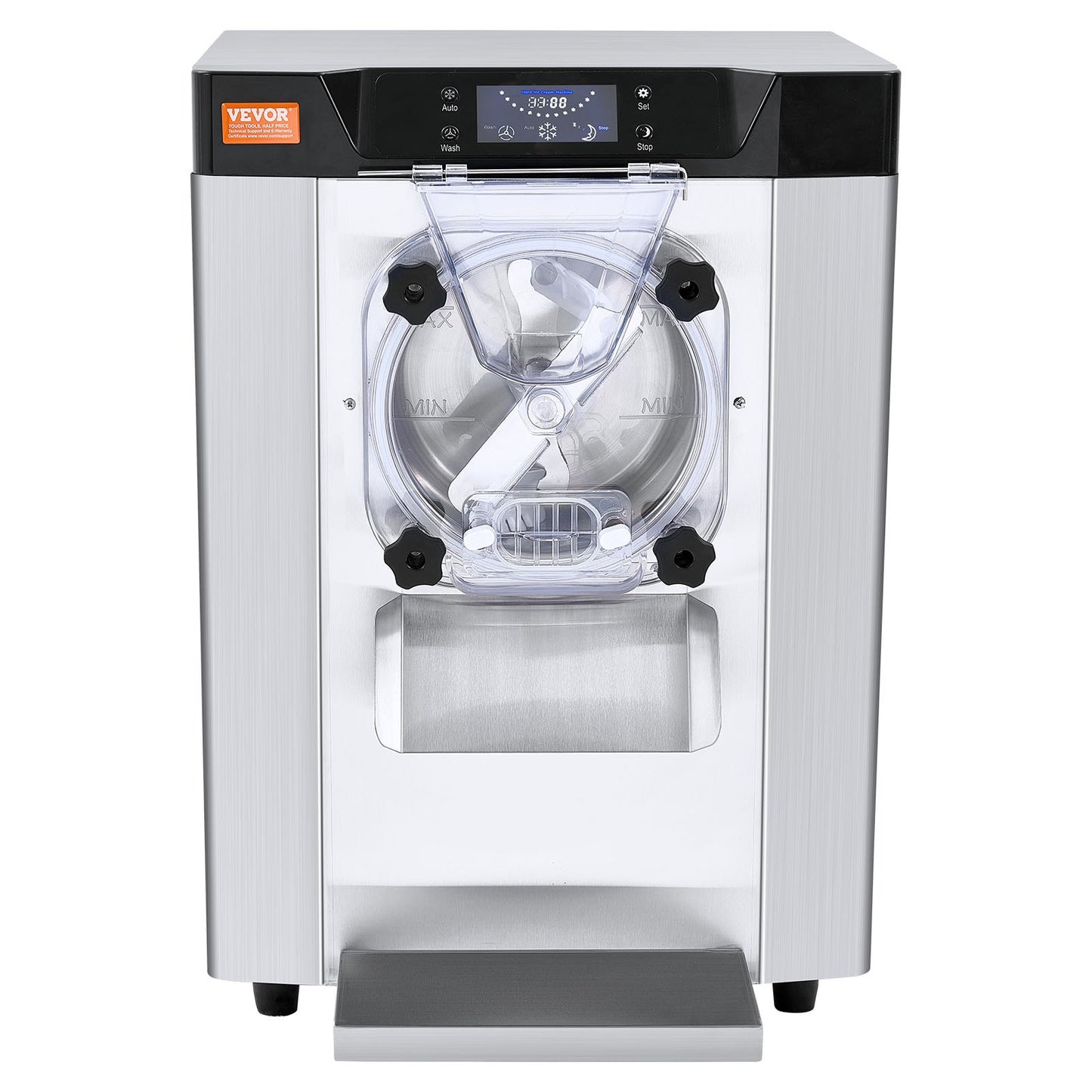 Kommerzielle Eismaschine für harte Portionen, 12 l/h, für einfachen Geschmack.