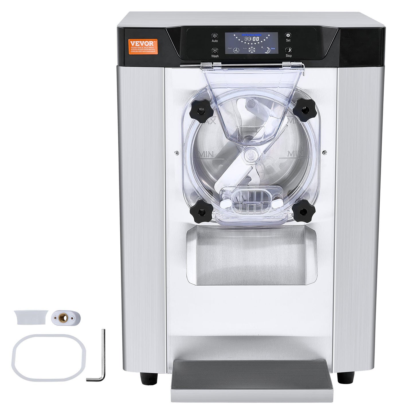 Kommerzielle Eismaschine für harte Portionen, 12 l/h, für einfachen Geschmack.