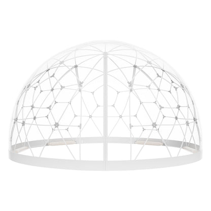 12FT Kupolbubbeltält Utomhushus Campingskydd med genomskinligt fönster