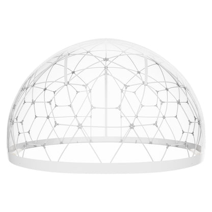 12FT Kupolbubbeltält Utomhushus Campingskydd med genomskinligt fönster