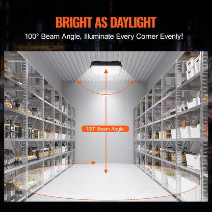 4 ST LED Canopy Light 150W 16500LM 5000K Dagsljus Utomhus Canopy Lighting