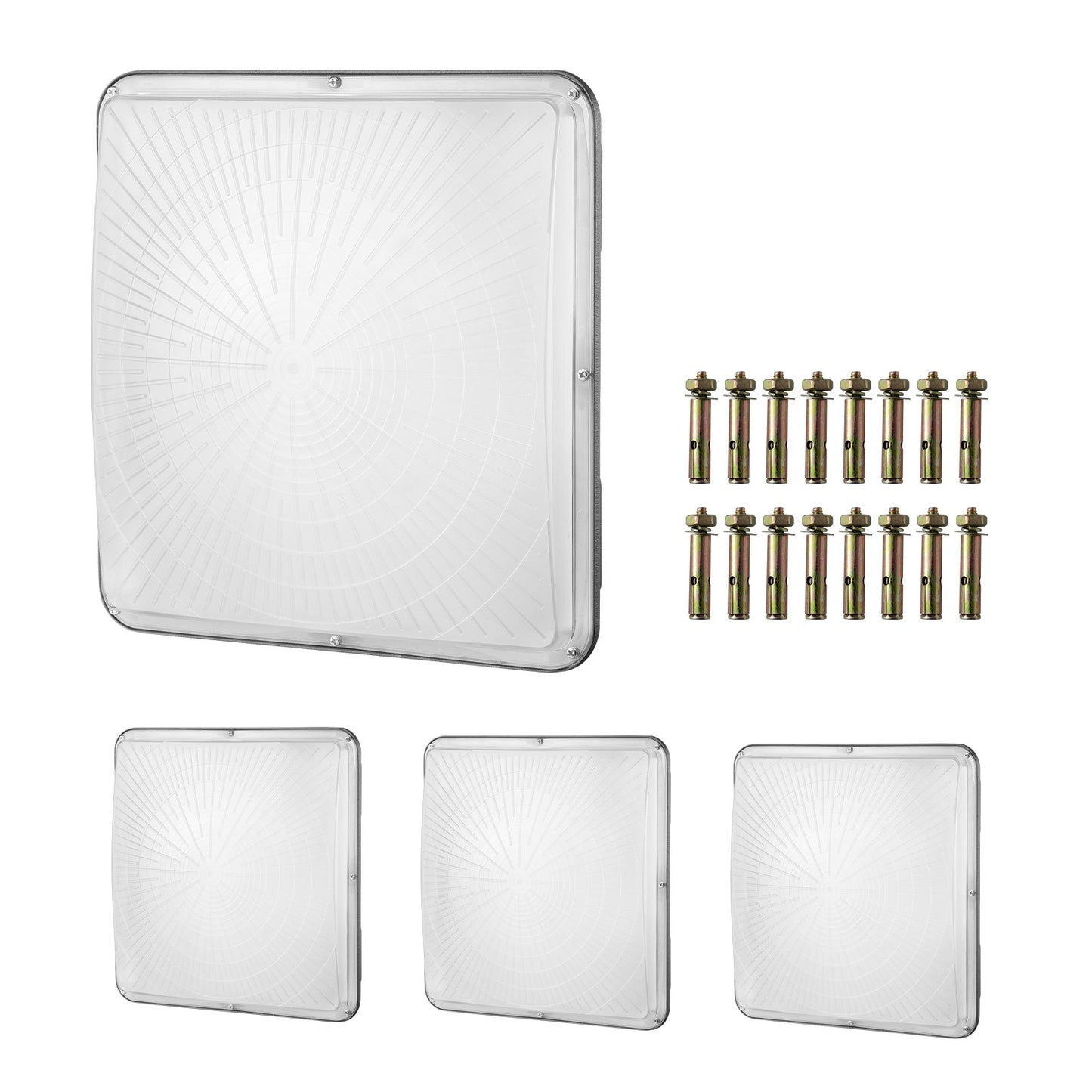 4 ST LED Canopy Light 150W 16500LM 5000K Dagsljus Utomhus Canopy Lighting