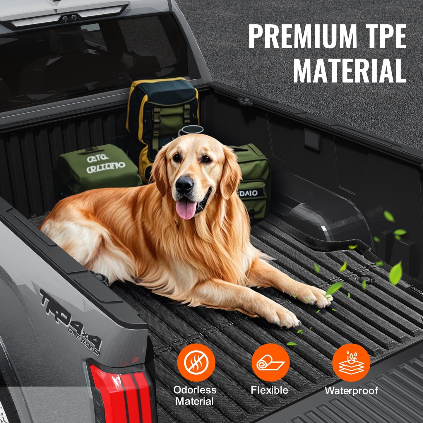 Truck Bed Mat Fit 2022-2024 Toyota Tundra TPE Truck Bed Liner Tillbehör