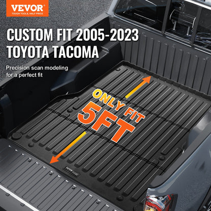 Truck Bed Mat Fit 2005-2023 Toyota Tacoma TPE Truck Bed Liner Tillbehör