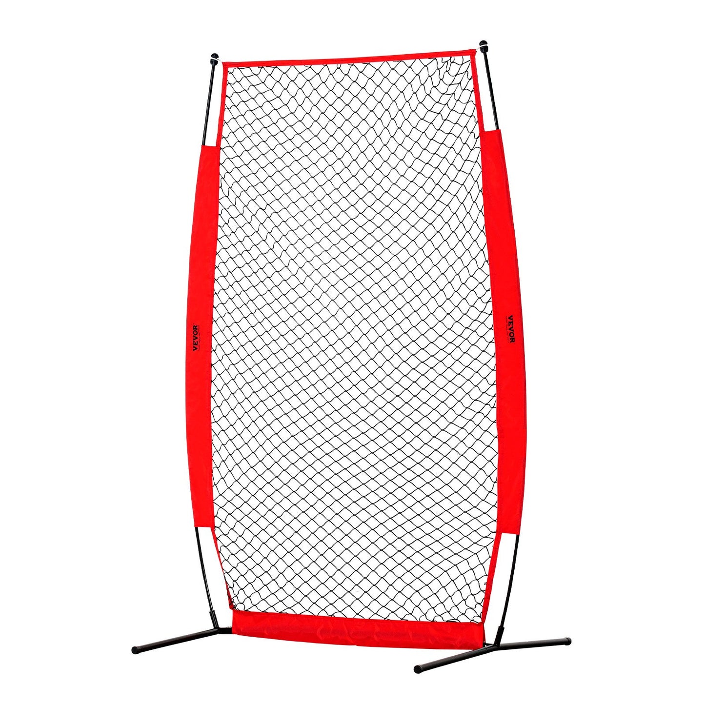 I Screen Baseball för batting Cage, 7x4 ft Baseball & Softball Säkerhetsskärm, Body Protector Bärbar Batting Screen med bärväska och markinsatser, Baseball Pitching Net för Pitchers Protection