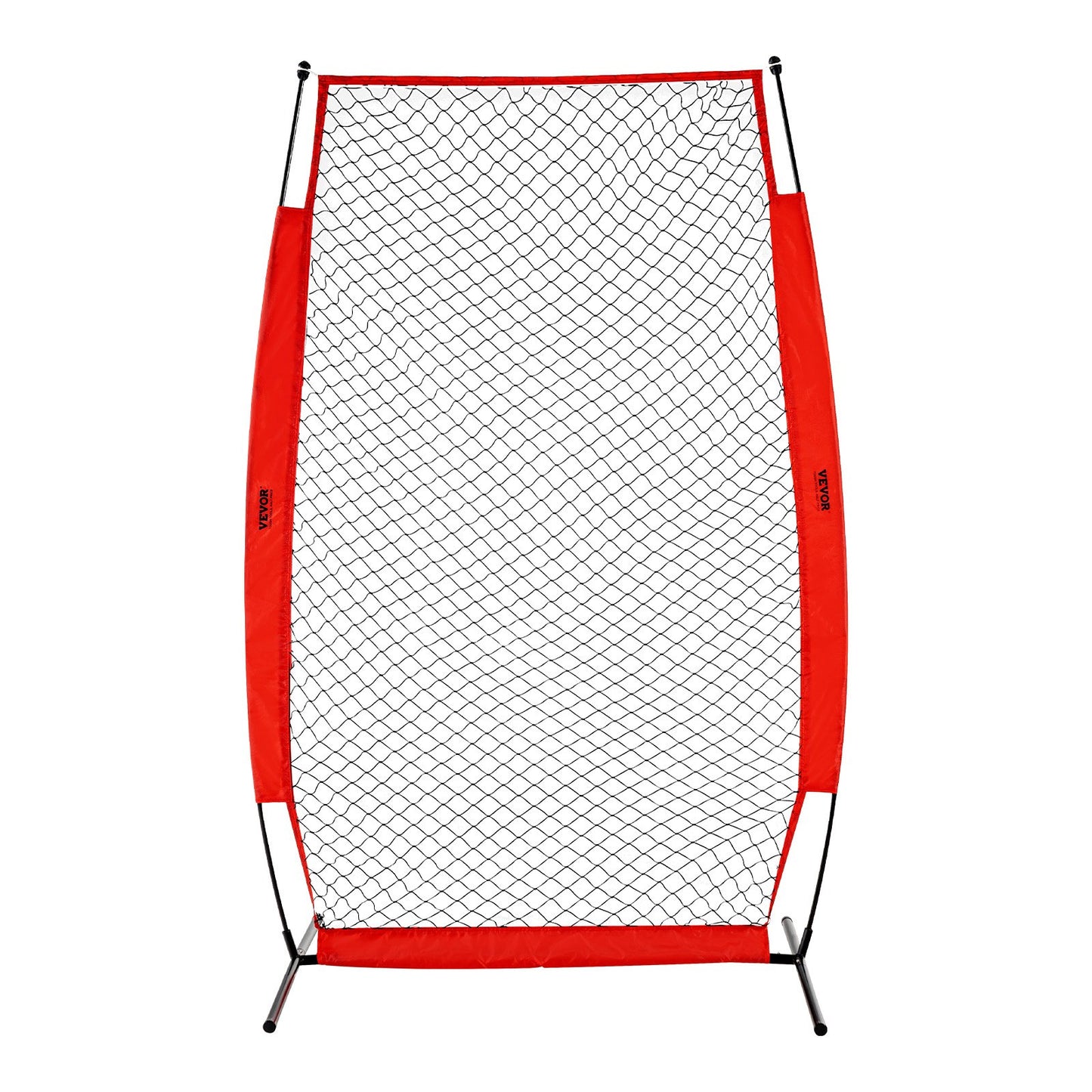I Screen Baseball för batting Cage, 7x4 ft Baseball & Softball Säkerhetsskärm, Body Protector Bärbar Batting Screen med bärväska och markinsatser, Baseball Pitching Net för Pitchers Protection