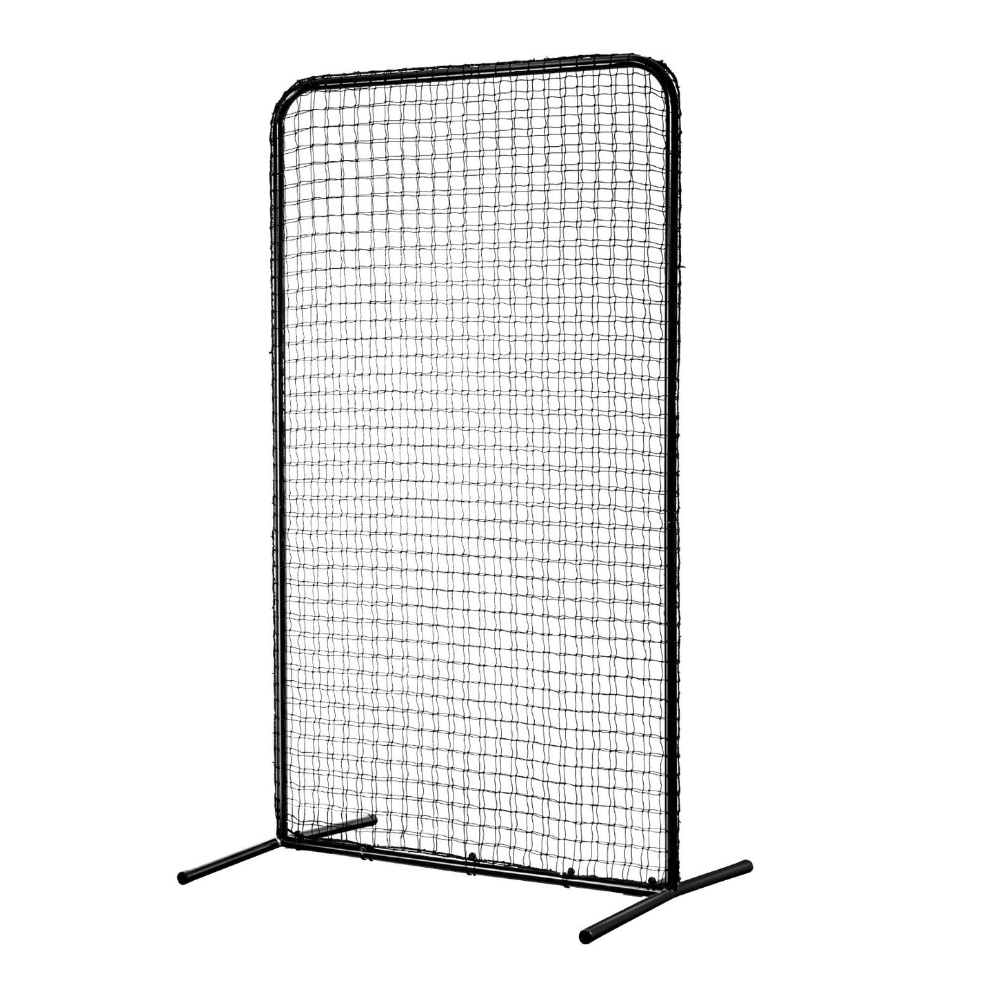 I Screen Baseball för Batting Cage, 7x4 ft Baseball Softball Säkerhetsskärm, Body Protector Bärbar Batting Screen med bärväska och markinsatser, Heavy Duty Pitching Net för Pitchers Protection