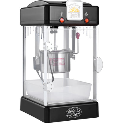 Popcorn Popper Machine Bordsskiva Popcorn Maker 300W 2,5 Oz Svart