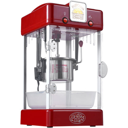 Popcorn Popper Machine Bordsskiva Popcorn Maker 300W 2,5 Oz Röd