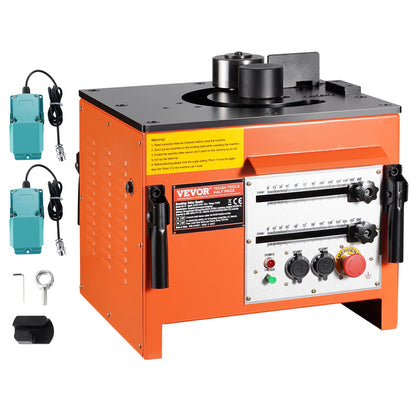 Benchtop elektrisk armeringsjärnsbockare 1700W 3 vinkel upp till 1 tum #8 (4-25 mm)