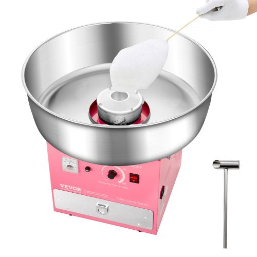 Kommersiell sockervaddsmaskin Sockervaddsmaskin 1000W för fest Rosa |  EU