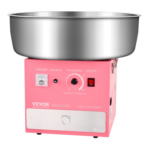 Kommersiell sockervaddsmaskin Sockervaddsmaskin 1000W för fest Rosa |  EU