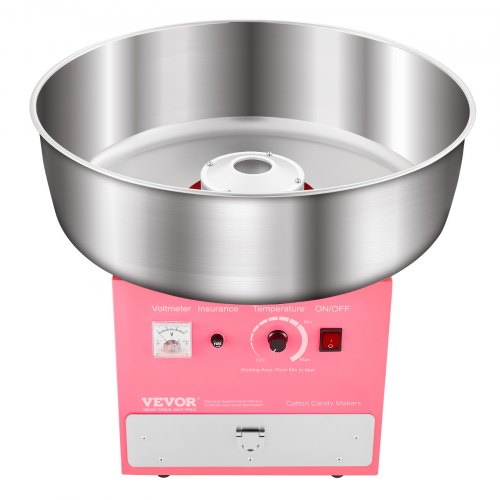 Kommersiell sockervaddsmaskin Sockervaddsmaskin 1000W för fest Rosa |  EU