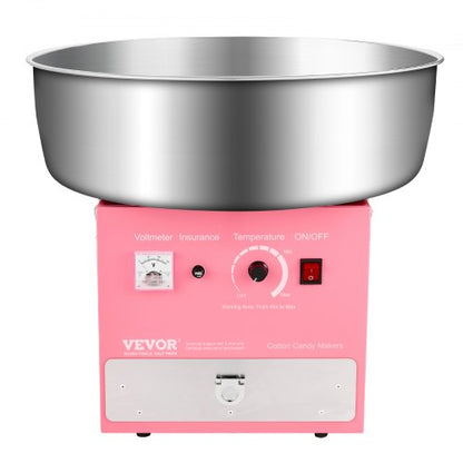 Kommersiell sockervaddsmaskin Sockervaddsmaskin 1000W för fest Rosa |  EU