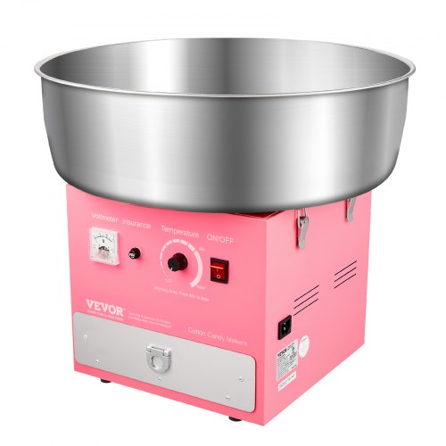 Kommersiell sockervaddsmaskin Sockervaddsmaskin 1000W för fest Rosa |  EU