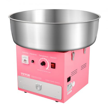 Kommersiell sockervaddsmaskin Sockervaddsmaskin 1000W för fest Rosa |  EU