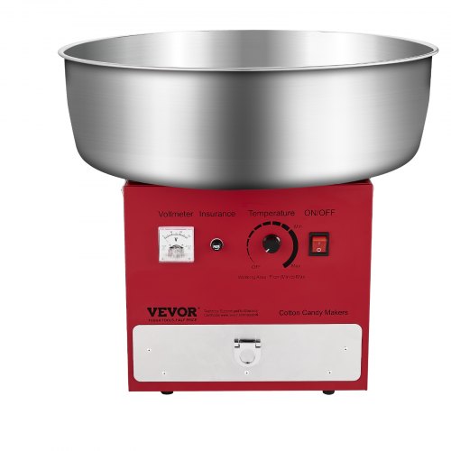 Kommerzielle Zuckerwattemaschine Zuckerwattemaschine 1000W für Party Rot | EU