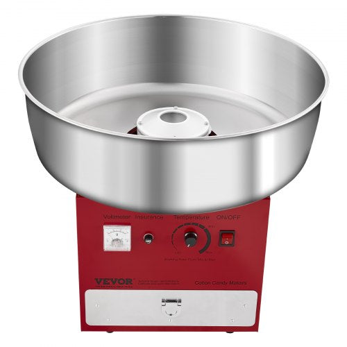 Kommerzielle Zuckerwattemaschine Zuckerwattemaschine 1000W für Party Rot | EU