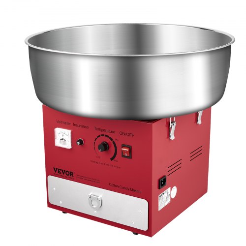 Kommerzielle Zuckerwattemaschine Zuckerwattemaschine 1000W für Party Rot | EU