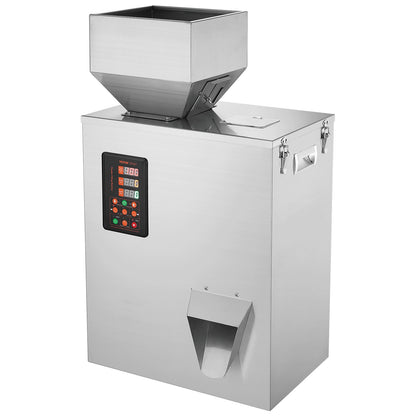 Powder Filling Machine, 0.022-1.1lbs/10-500g, Automatic Intelligent Particle Weighing Filling Machine, Bottle Bag Powder Filling Particle Dispenser for Tea Seeds Grain Powder Flour Beans Glitter