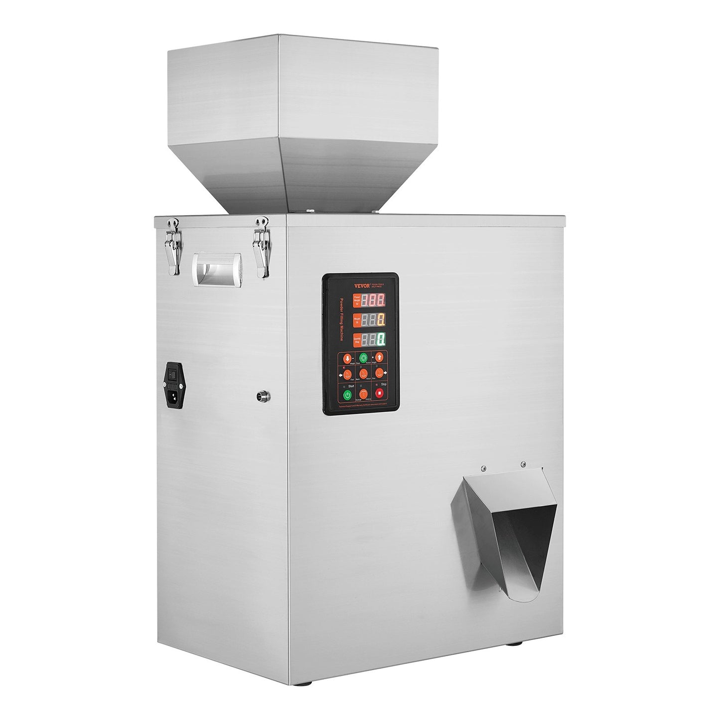 Powder Filling Machine, 0.022-1.1lbs/10-500g, Automatic Intelligent Particle Weighing Filling Machine, Bottle Bag Powder Filling Particle Dispenser for Tea Seeds Grain Powder Flour Beans Glitter