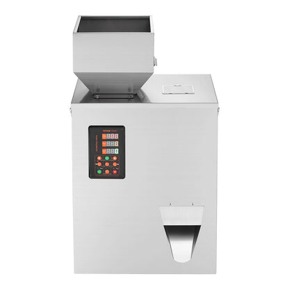 Powder Filling Machine, 0.022-1.1lbs/10-500g, Automatic Intelligent Particle Weighing Filling Machine, Bottle Bag Powder Filling Particle Dispenser for Tea Seeds Grain Powder Flour Beans Glitter