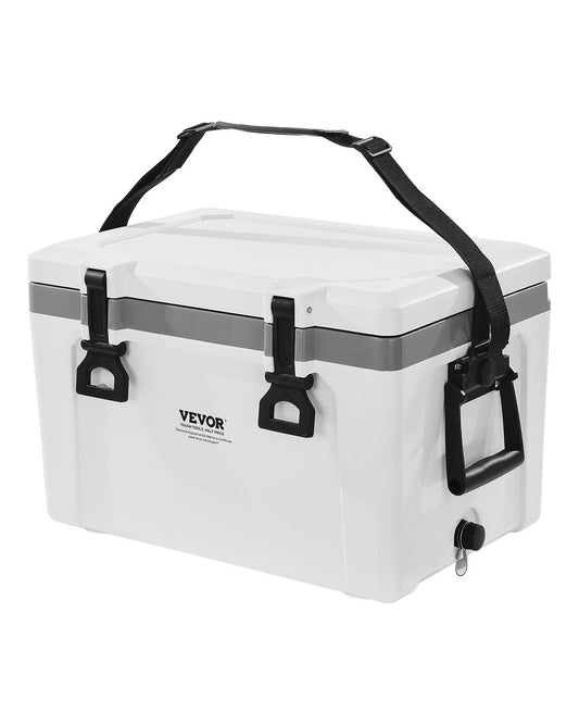 Portable Cooler 26 QT isolerad kylare 38 burkkapacitet med handtagsrem
