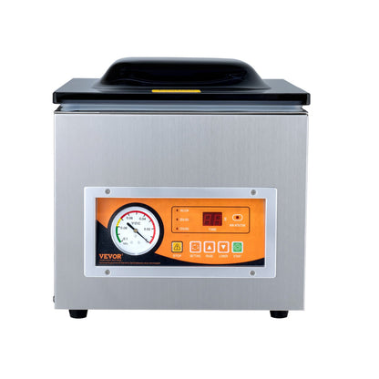 Chamber Vacuum Sealer, 260 W tätningseffekt, vakuumförpackningsmaskin för våtfoder, kött, marinader och mer, kompakt storlek med 10,2" tätningslängd, applicerad i hemköket och kommersiellt bruk