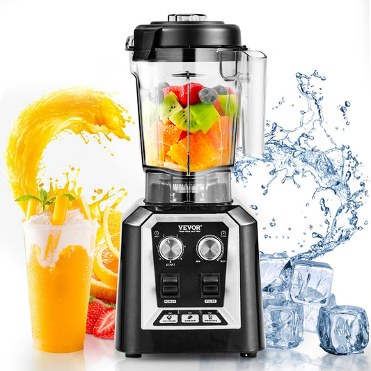 Professional Blender Commercial Bänkskiva Blenders 68 oz Smoothies Shakes
