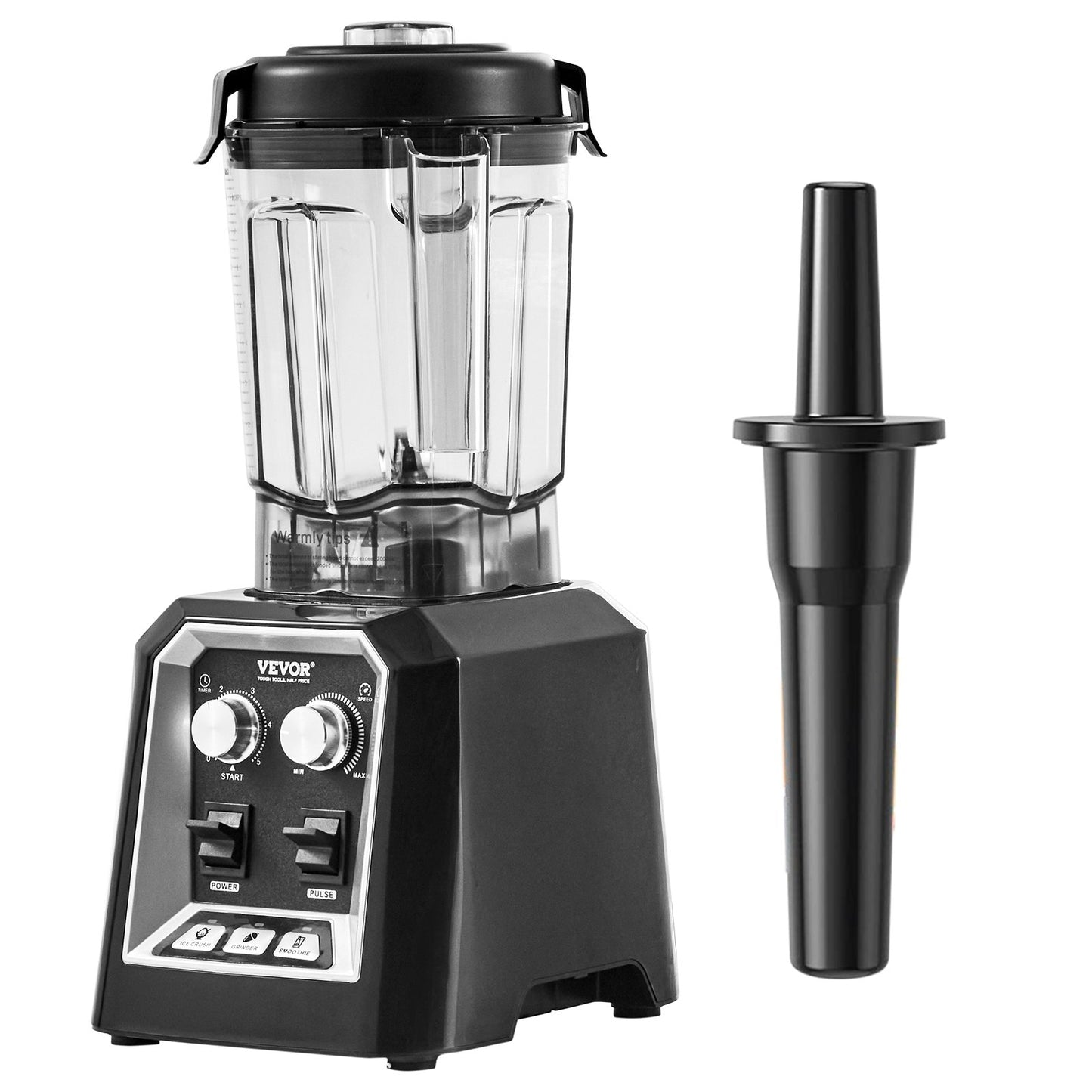 Professional Blender Commercial Bänkskiva Blenders 68 oz Smoothies Shakes