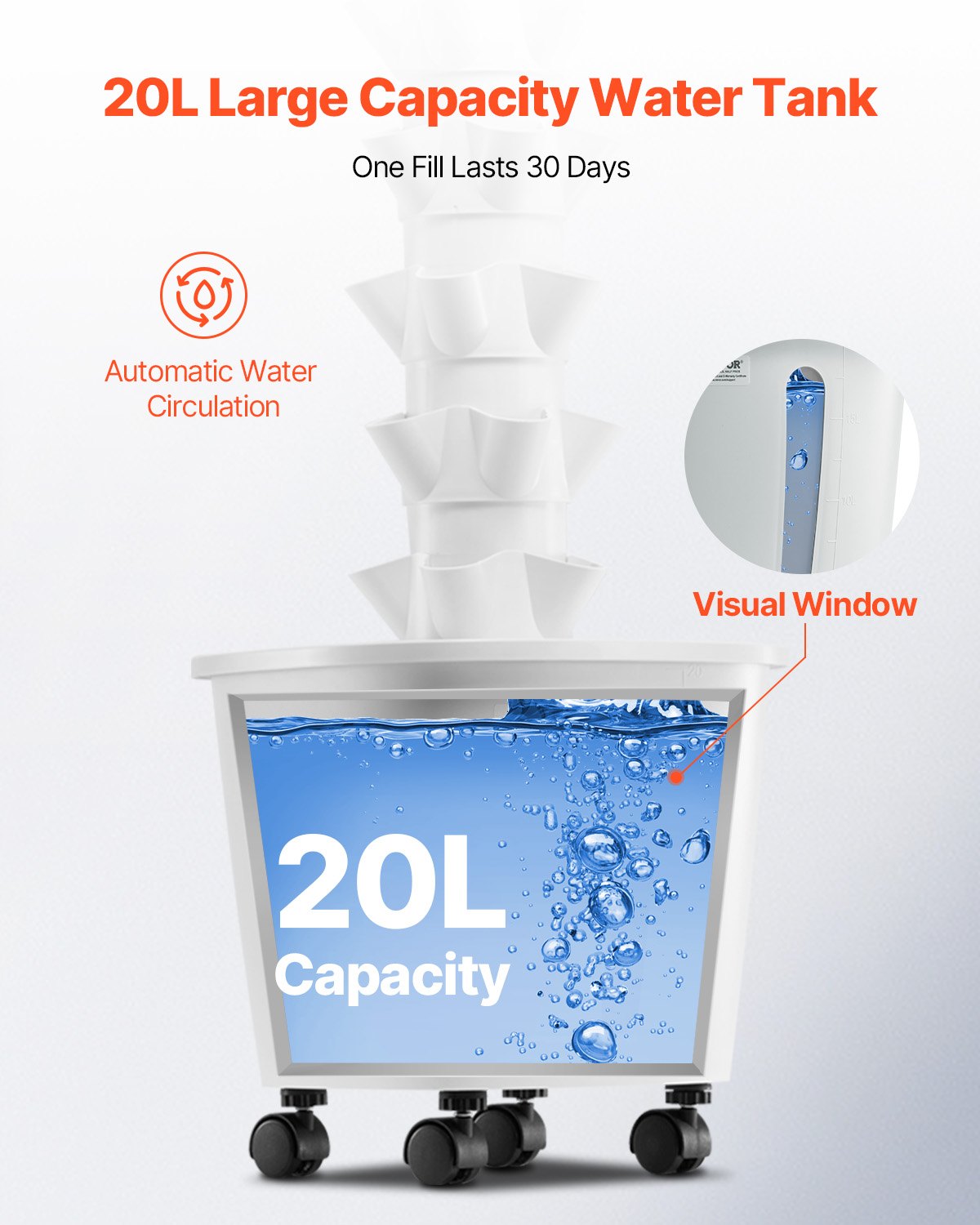 Hydroponic Growing System 30 Pods Smart Hydroponic Tower Water Circulation