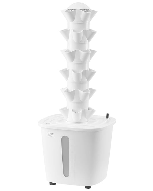 Hydroponic Growing System 30 Pods Smart Hydroponic Tower Water Circulation