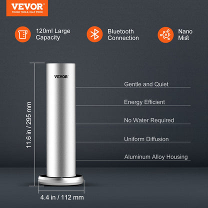 Scent Air Machine 120ml Bluetooth kallluftspridare 1000sq.ft vattenlös