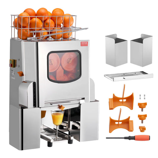 Commercial Orange Juicer Machine 120W Rostfritt Stål Presspress Extraktor