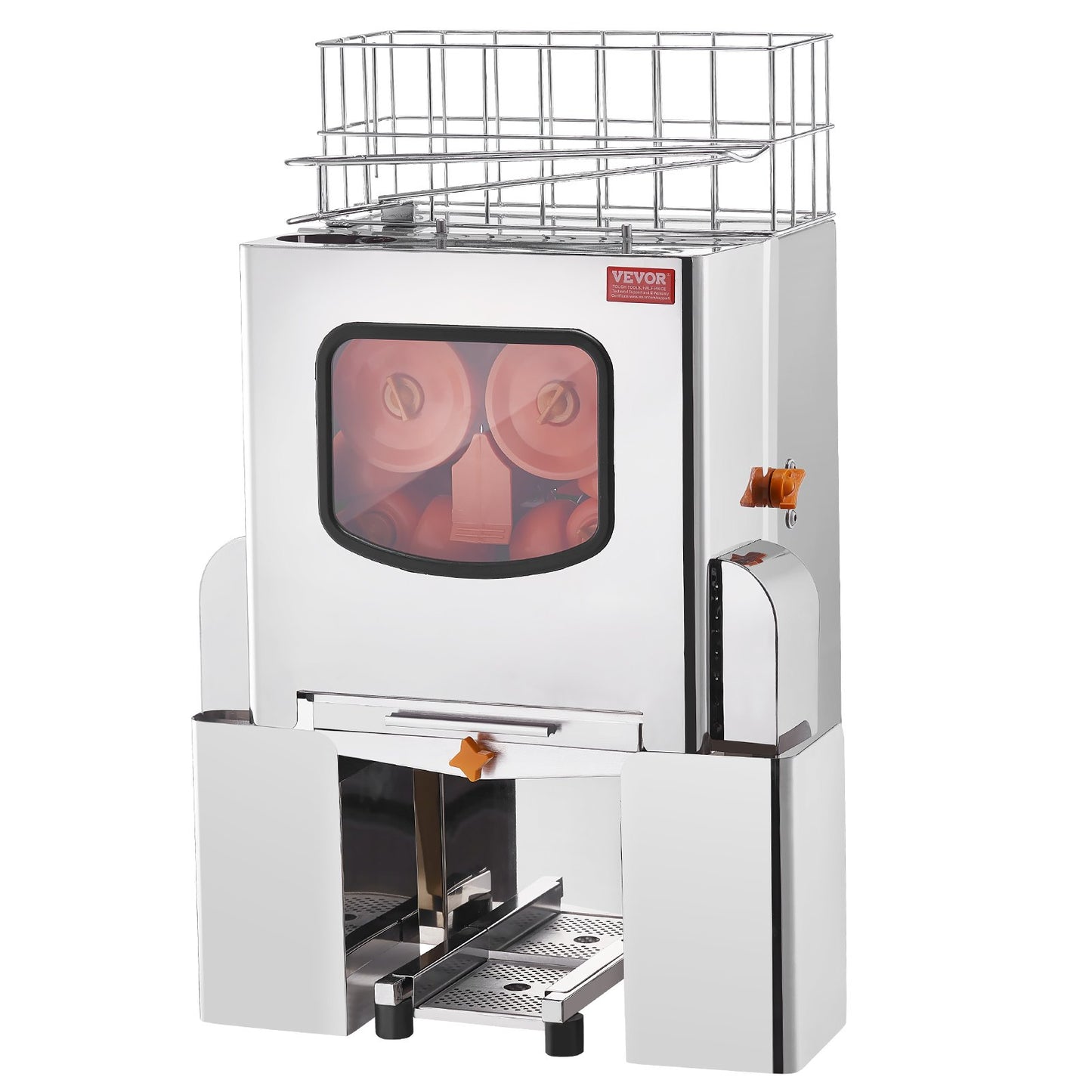 Commercial Orange Juicer Machine 120W Rostfritt Stål Presspress Extraktor
