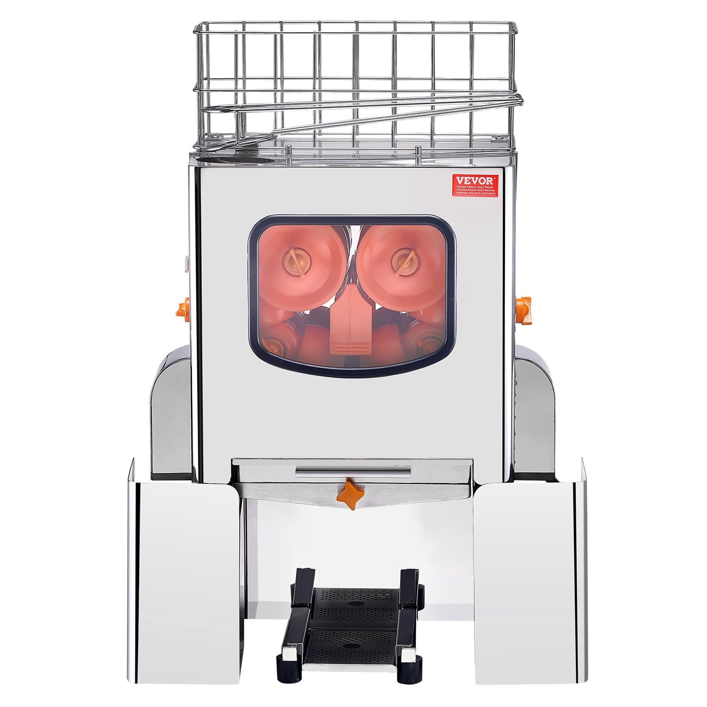 Commercial Orange Juicer Machine 120W Rostfritt Stål Presspress Extraktor