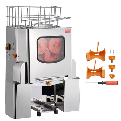Commercial Orange Juicer Machine 120W Rostfritt Stål Presspress Extraktor