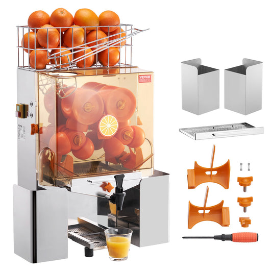 Commercial Orange Juicer Machine 120W Juice Squeezer Extractor Vattenkran