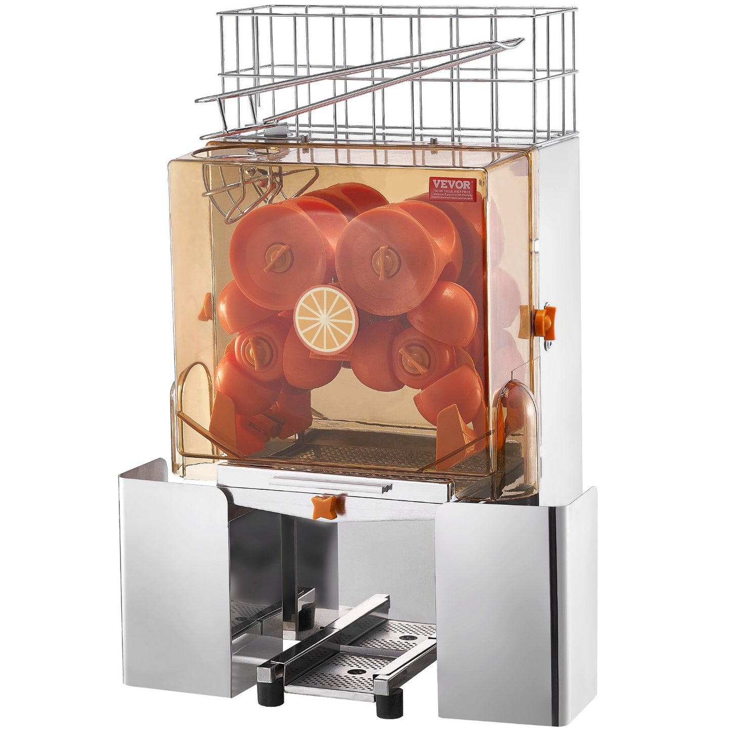 Kommerzielle Orangensaftpresse Maschine 120W Saftpresse Extraktor Filterbox