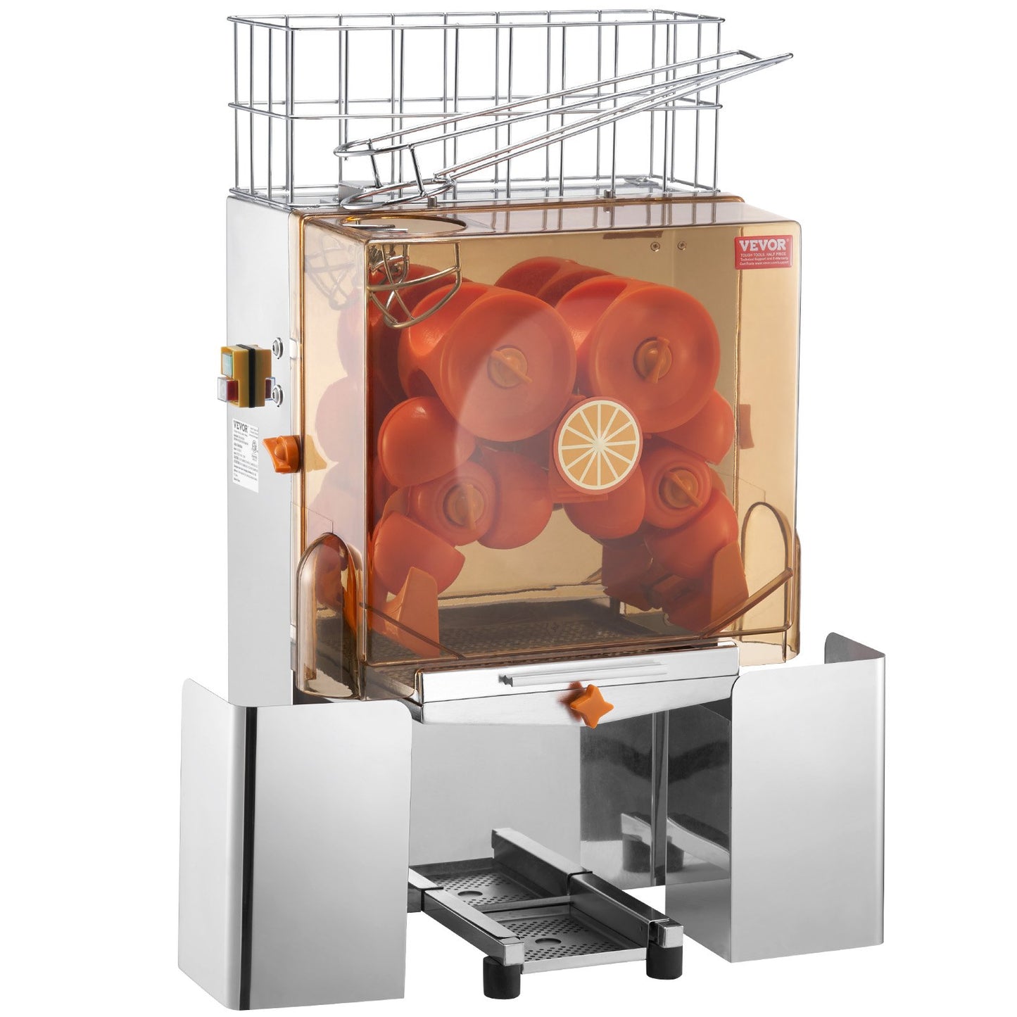 Kommerzielle Orangensaftpresse Maschine 120W Saftpresse Extraktor Filterbox