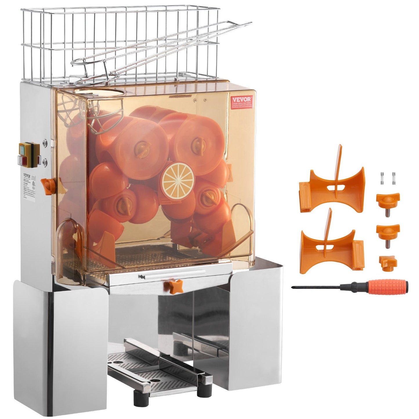 Kommerzielle Orangensaftpresse Maschine 120W Saftpresse Extraktor Filterbox