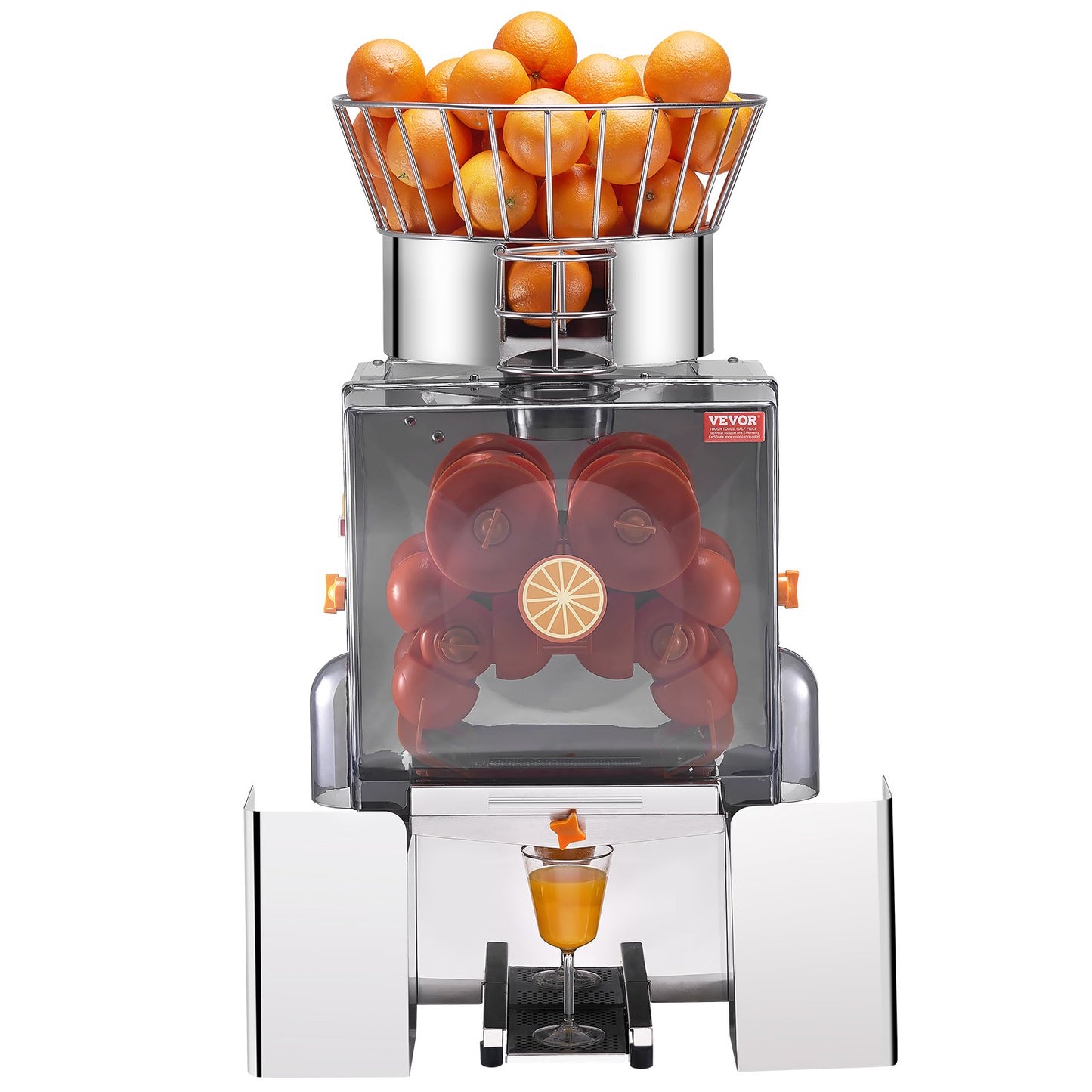 Commercial Orange Juicer Machine 120W Automatic Juice Squeezer Extractor