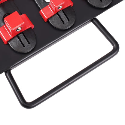 Portable Socket Organizer Set 2PCS 160 Clips Steel Socket Tray Metric/SAE