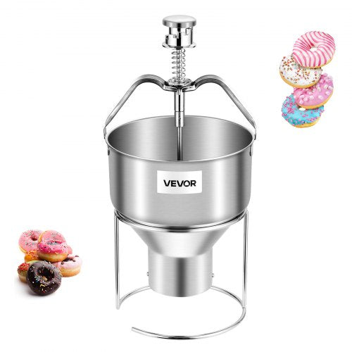 Donut Depositor Manuell Donut Dropper Hopper Dispenser i rostfritt stål |  EU