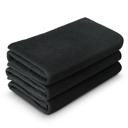 Schweißdecken aus Carbonfilz, 6er-Pack, 53,3 x 50,8 cm, flammhemmende Schweißdecken, hitzebeständiges Filzset bis 820 °C, zuschneidbare feuerhemmende Isolierschweißmatte aus Carbonfaser